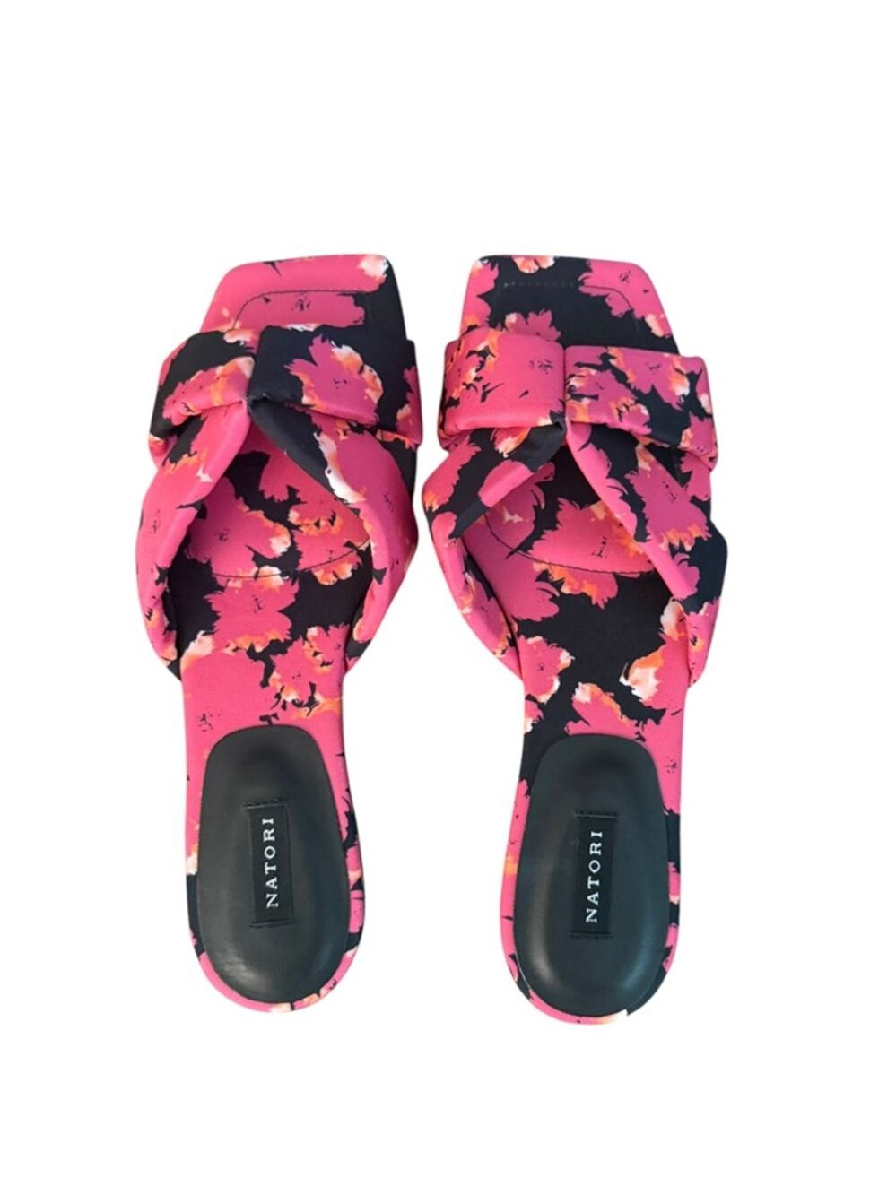 Natori Vitta Taichou Slide Sandals Pink/Orange – Sz 8.5M